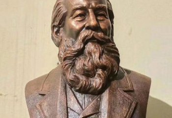 達爾文雕塑廠家，科學家人物小品，西方仿銅達爾文人頭像雕塑