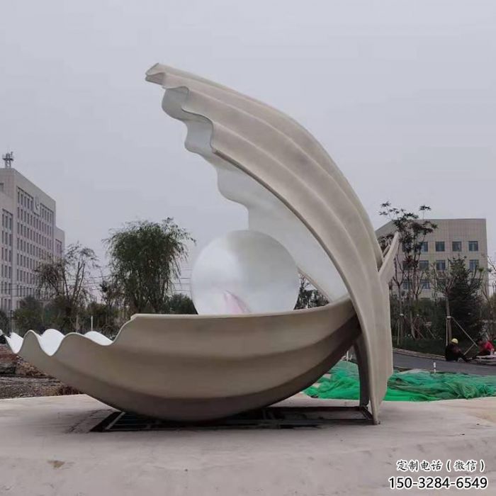 創意貝殼雕塑 步行街店門口雕塑 景觀小品 創意貝殼雕塑 步行街店門口雕塑 景觀小品