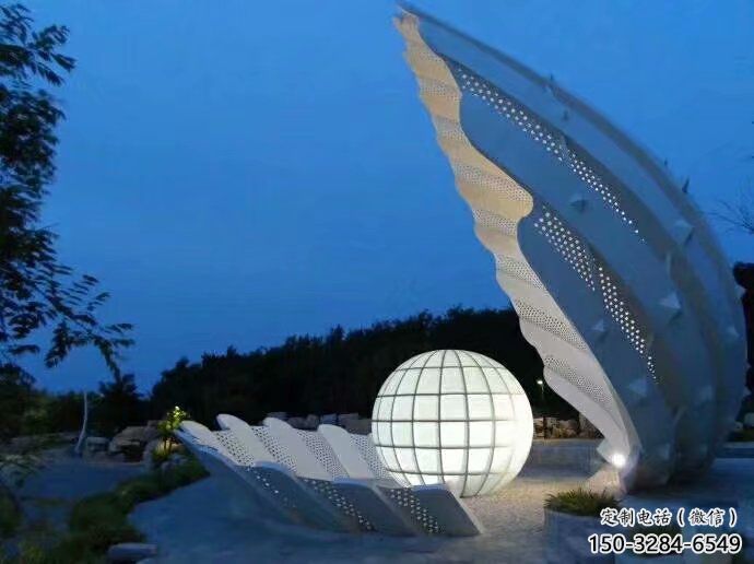 風景區貝殼雕塑 售樓處廣場雕塑 仿古擺件