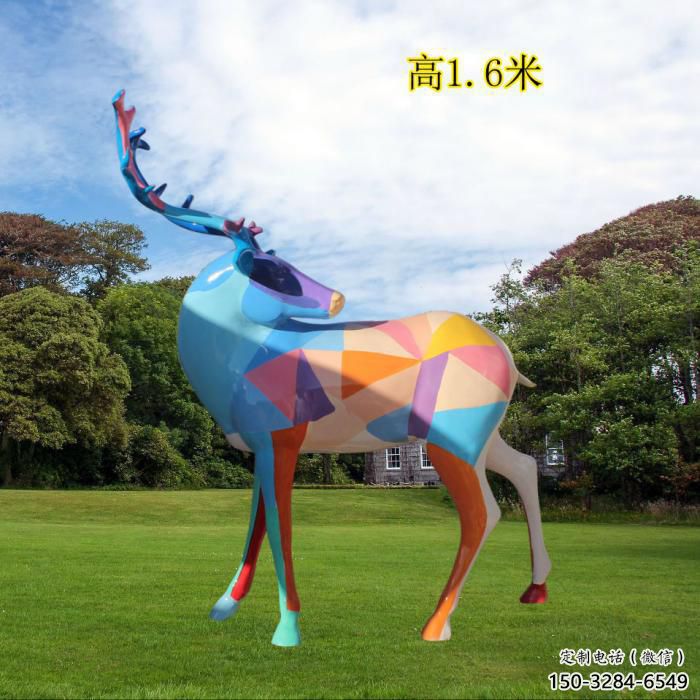 小鹿雕塑 風景區(qū)幾何雕塑 廣場小品 小鹿雕塑 風景區(qū)幾何雕塑 廣場小品