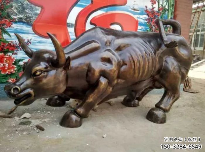 創(chuàng)意開荒牛雕塑 步行街店門口雕塑 動物小品 創(chuàng)意開荒牛雕塑 步行街店門口雕塑 動物小品