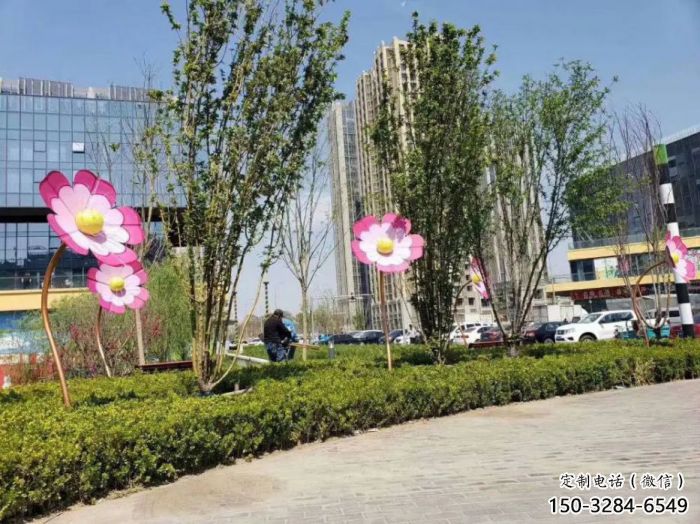 園林花朵雕塑 城市廣場雕塑 步行街擺件 園林花朵雕塑 城市廣場雕塑 步行街擺件
