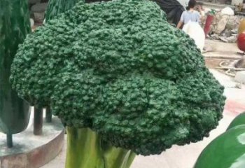 城市西藍花雕塑 風景區彩繪雕塑 抽象擺件