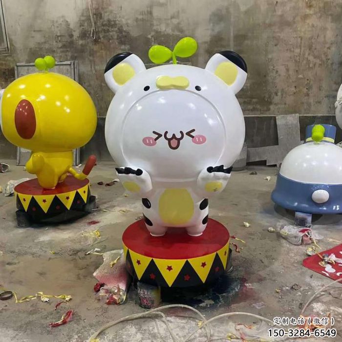 卡通迪士尼雕塑 店門口園林雕塑 彩繪小品