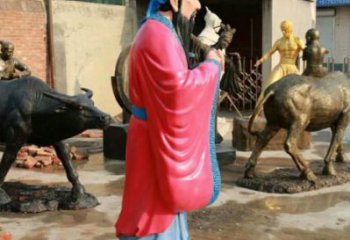 園林孔子雕塑 風(fēng)景區(qū)學(xué)校雕塑 廣場(chǎng)小品
