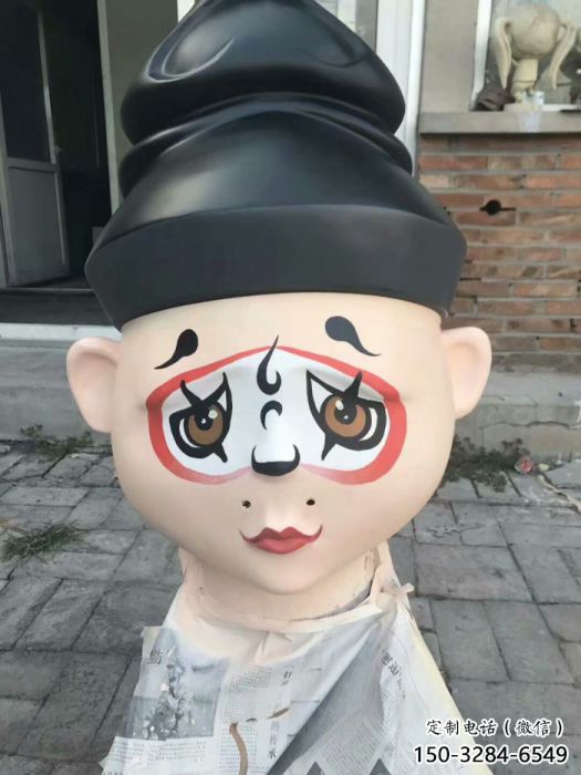 創意戲曲雕塑 步行街店門口雕塑 民俗小品 創意戲曲雕塑 步行街店門口雕塑 民俗小品
