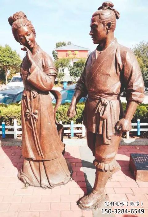 園林牛郎織女雕塑 風景區神話雕塑 廣場小品 園林牛郎織女雕塑 風景區神話雕塑 廣場小品