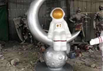 售樓處太空人雕塑 商業街雕塑 航天擺件