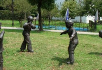 草地小孩子雕塑廠 現代校園兒童雕塑 大型童趣雕塑