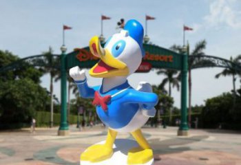 承接唐老鴨雕塑 歐式步行街卡通雕塑 大型商場(chǎng)動(dòng)漫雕塑