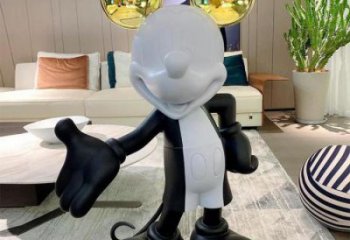 美陳唐老鴨雕塑制造商 異形卡通雕塑 酒店動(dòng)漫雕塑