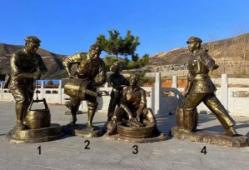 草地紅軍雕塑生產商 現代校園革命雕塑 大型抗戰雕塑
