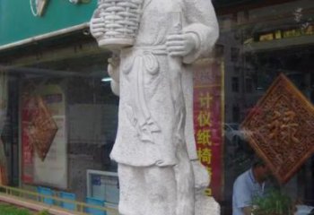 步行街李時珍雕塑 景觀古代雕塑 玻璃鋼名醫雕塑