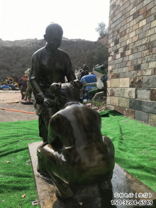 街道孝道雕塑 仿銅景觀人物雕塑 彩繪文化雕塑 街道孝道雕塑 仿銅景觀人物雕塑 彩繪文化雕塑