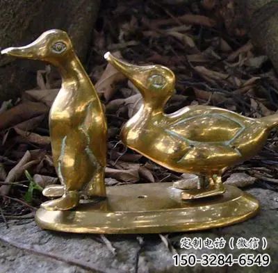 抽象鴨子雕塑廠家，仿真動(dòng)物， 公園動(dòng)物雕塑