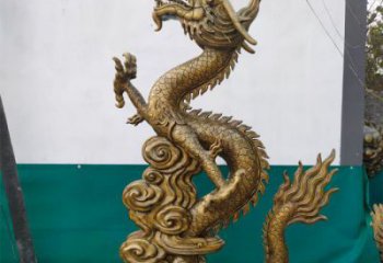 定價龍頭雕塑生產商，戶外動物雕塑，房地產售樓處擺件