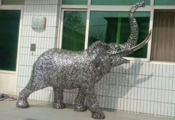 操場小象雕塑廠家，公園題材，剪影工藝