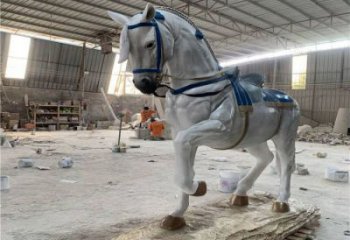 操場戰馬雕塑廠家，公園題材，動物主題