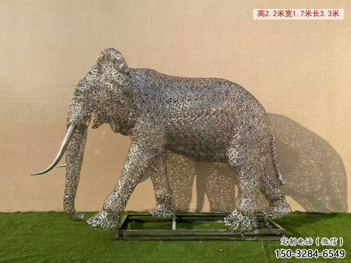 大象雕塑選定，景觀雕塑，景觀鏤空大象雕塑生產商