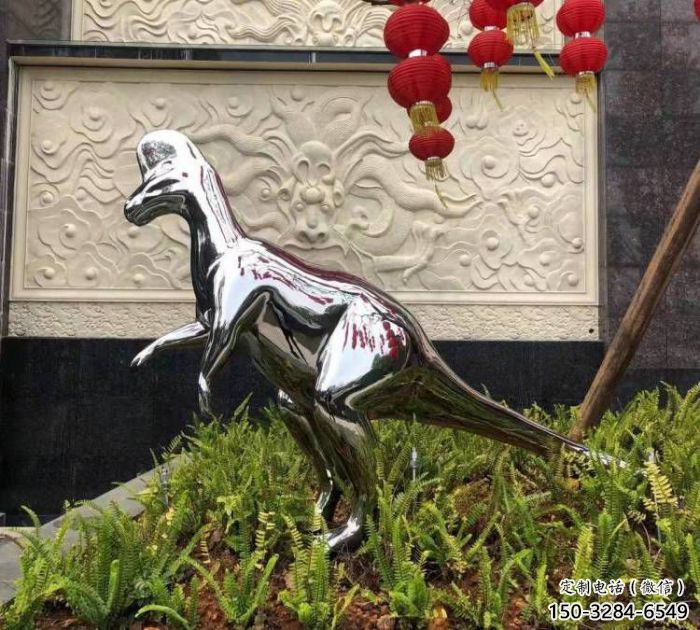 景觀恐龍雕塑精選，陸地擺件，公園鏡面恐龍雕塑精品