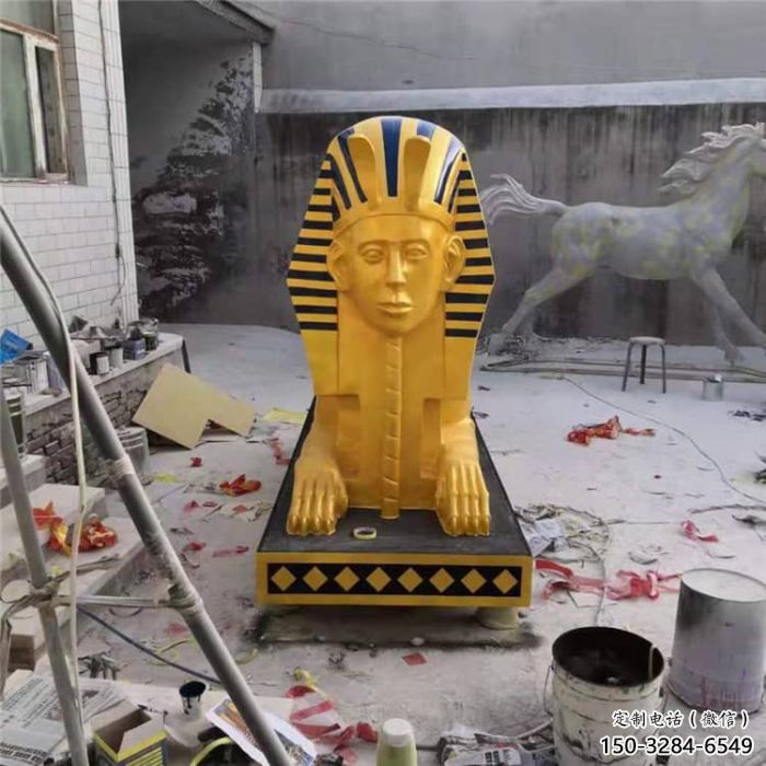 仿真獅子雕塑制作，陸地擺件，獅子人獸雕塑制造商