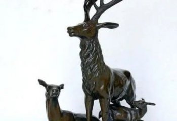 銅梅花鹿雕塑供需，多彩藝術(shù)，梅花鹿銅雕塑制造商
