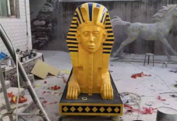 仿真獅子雕塑制作，陸地擺件，獅子人獸雕塑制造商