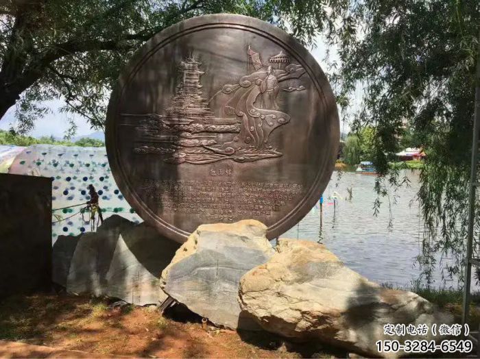 臨高城堡文化浮雕專供，景區(qū)雕塑，城堡浮雕提供