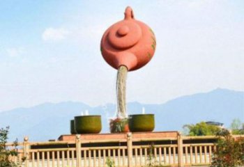 東方公園天壺雕塑工廠，不銹鋼材質(zhì)，圓雕形式