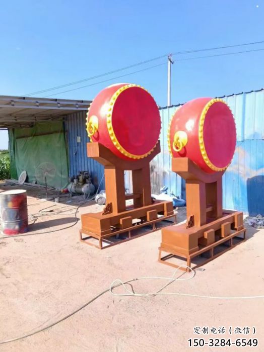 建鄴景觀戰鼓雕塑
