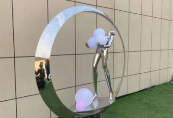 和平仙子雕塑展品，公園小品，景觀圓環(huán)仙子雕塑生產(chǎn)商