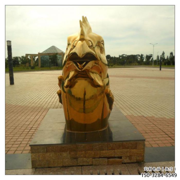 林周不銹鋼生肖雕塑，鍍鈦工藝，公園廣場戶外擺放