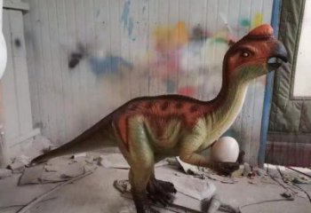 太原抽象恐龍雕塑制造，動物雕塑，玻璃鋼恐龍雕塑展品