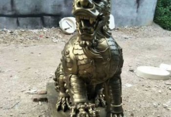 吐魯番校園麒麟雕塑，拉絲海洋雕塑，卡通主題