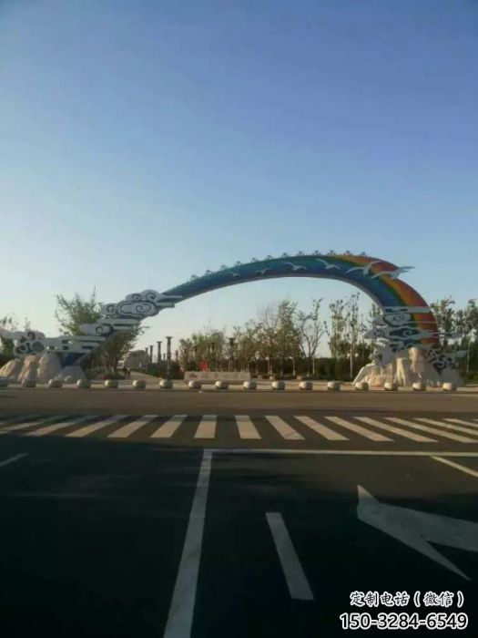 嘉興云朵大門雕塑,公園美陳元素,不銹鋼云朵大門雕塑 嘉興云朵大門雕塑,公園美陳元素,不銹鋼云朵大門雕塑