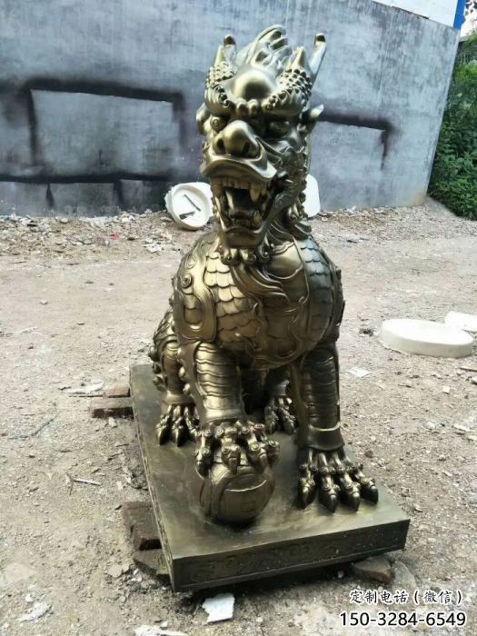 合川校園麒麟雕塑，拉絲海洋雕塑，卡通主題