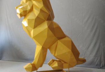 楚雄獅子雕塑服務商，動物雕塑，不銹鋼獅子雕塑制作