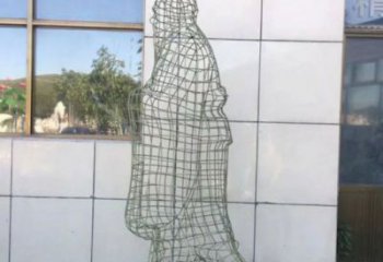 曲靖鏤空孔子雕塑服務(wù)商，景觀雕塑，鐵藝校園人物雕塑選定