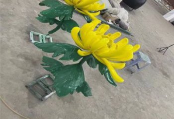 南岸景區(qū)菊花雕塑優(yōu)選，圓雕體系，城市菊花雕塑選定