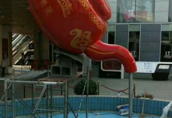 巴南鐵藝水景天壺雕塑，噴泉雕塑，抽象天壺雕塑制作
